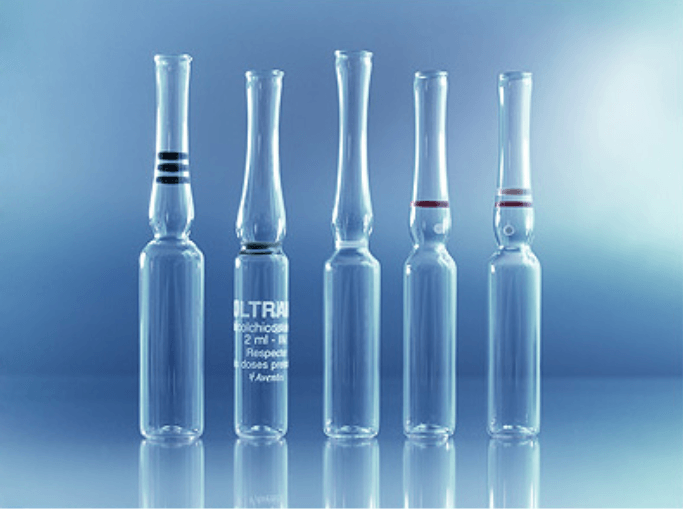 Straight-steam ampoules